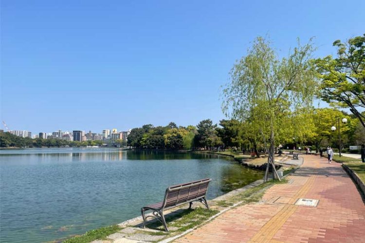 ジェラシー聖地巡礼　大濠公園