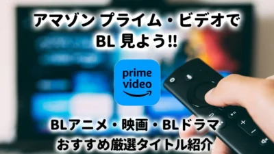 Amazonプライムビデオで配信中のボーイズラブ、BLアニメ・映画・BL海外ドラマなど